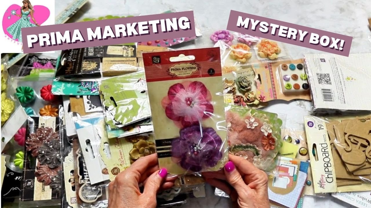 Opening a Prima Marketing Mystery Box Filled With Crafty Goodies!