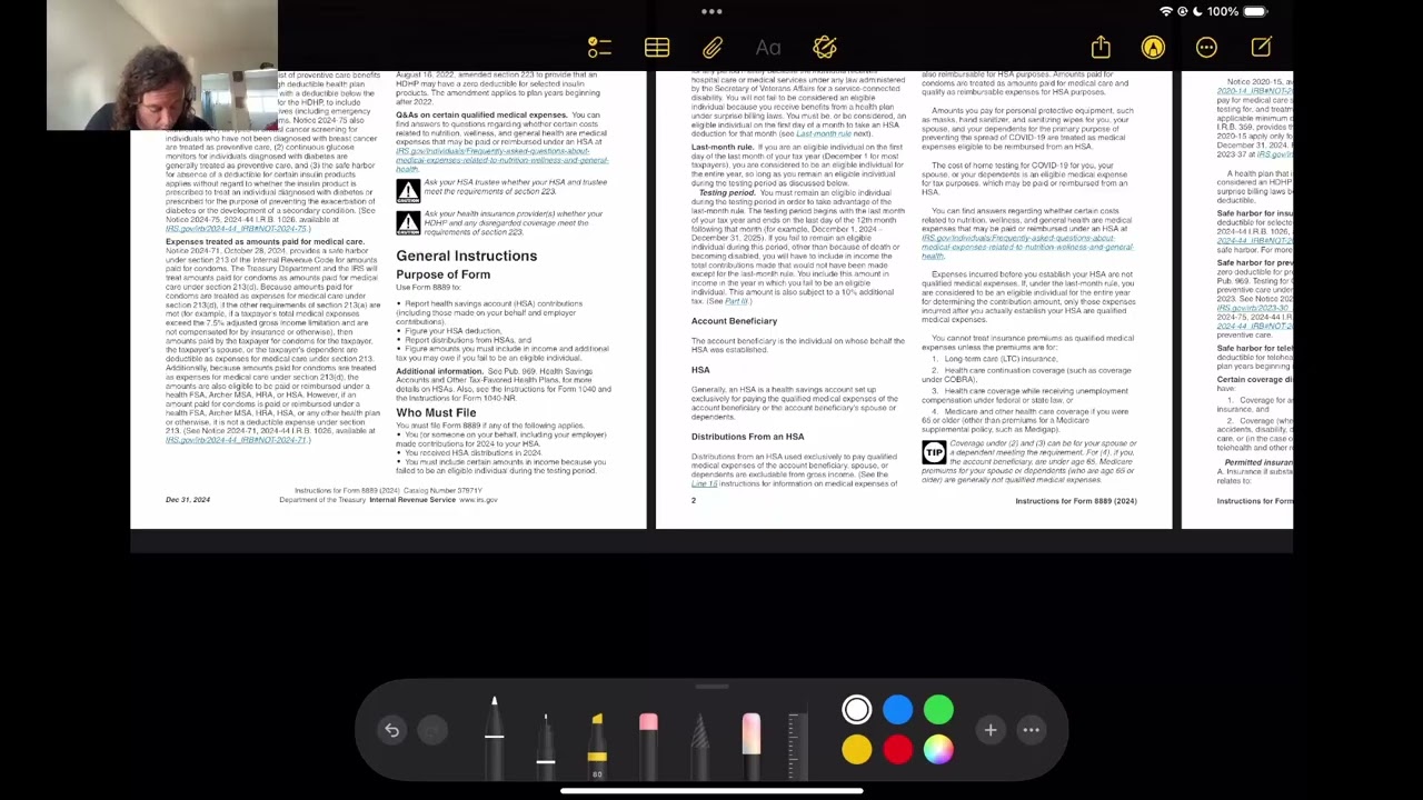 Health Savings Accounts - Form 8889