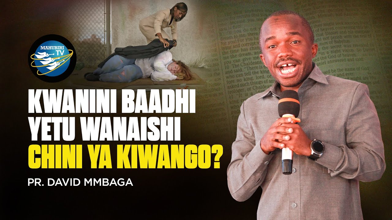 🔴 #LIVE 15.01.2025 | KWANINI BAADHI YETU WANAISHI CHINI YA KIWANGO? | PR.DAVID MMBAGA