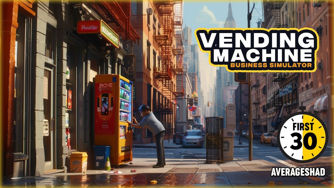 Vending Machine Business Simulator | DEMO | FIRST 30