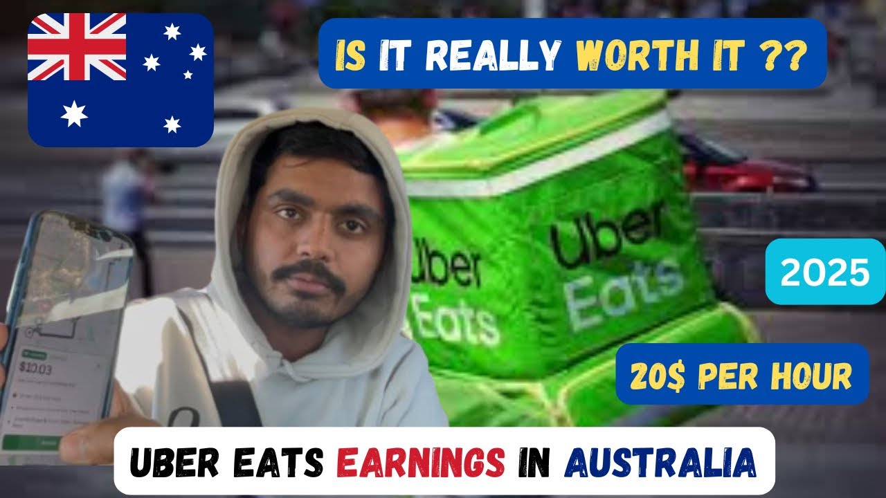 Uber Eats Australia 2025 | Honest Earnings & Tips #internationalstudents #ubereats #adelaide #sydney