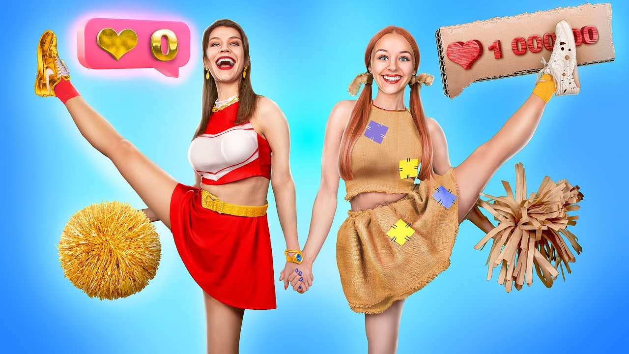 Arme Beliebte Cheerleaderin vs. Reiche Unbeliebte Cheerleaderin