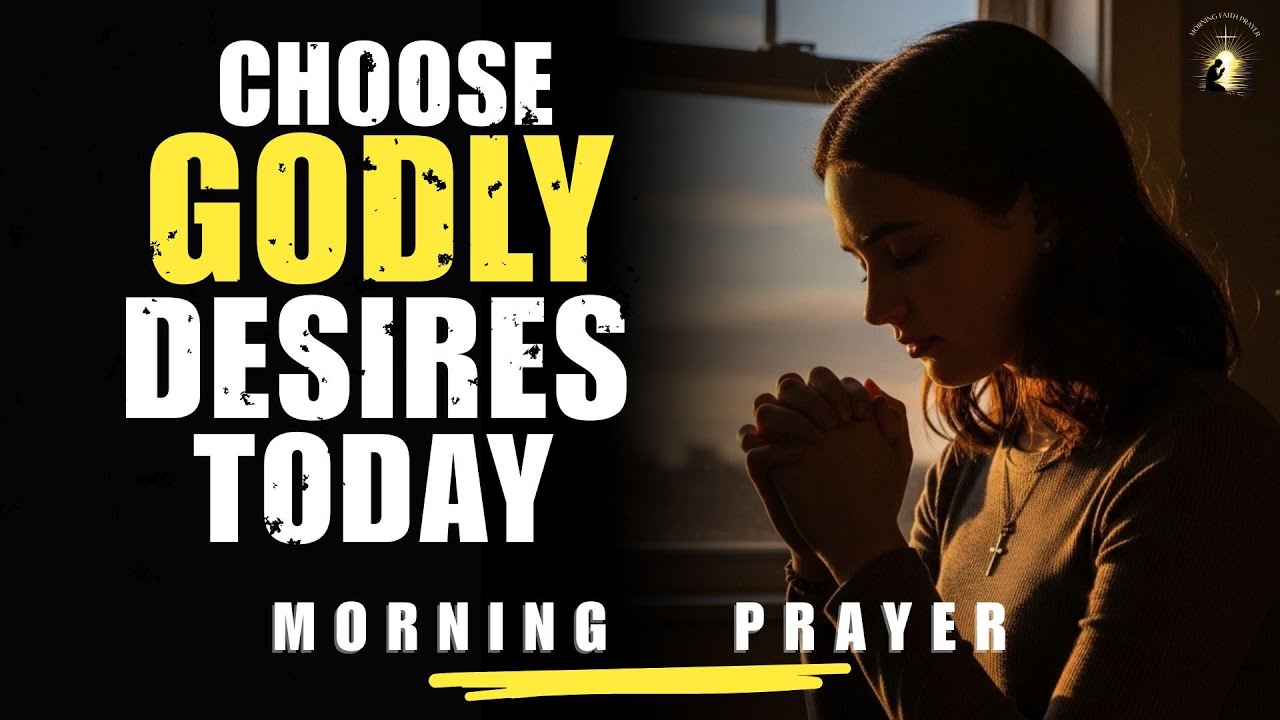 Start Today Delighting in the Lord, Choose Godly Desires | Morning Prayer
