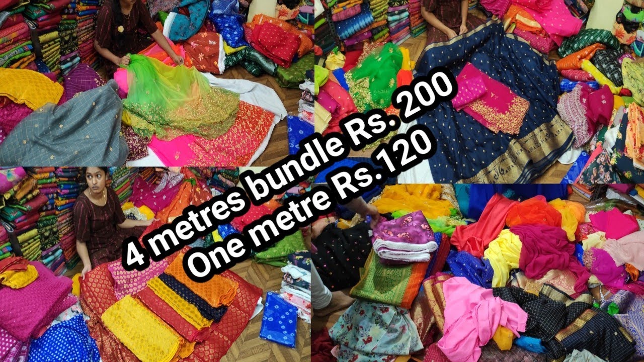 Latest collection Fabrics with online facility / Very Reasonable prices / Lehangas with net Dupatta