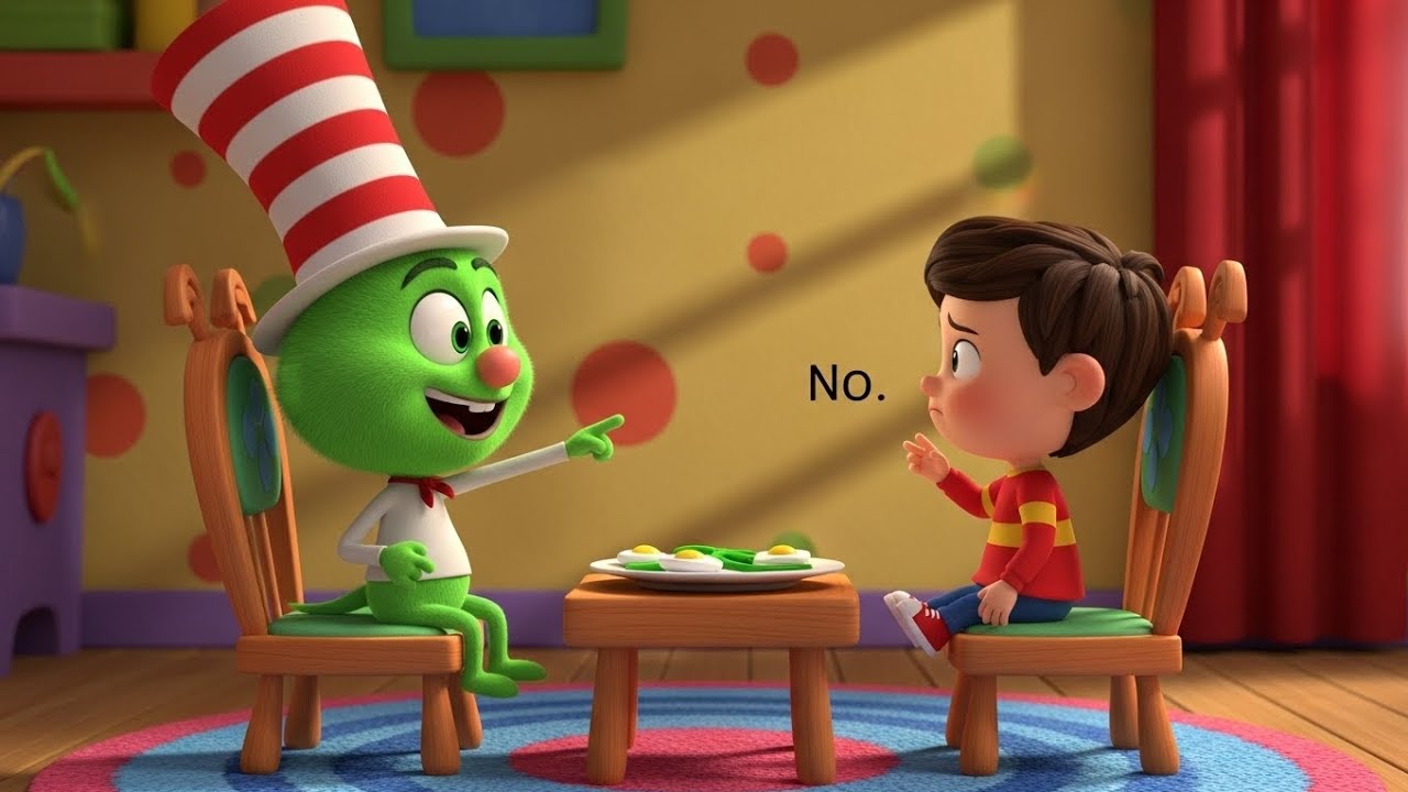 🌟 Green Eggs and Ham Adventure | Fun 3D Animated Story for Kids! 🍳💚