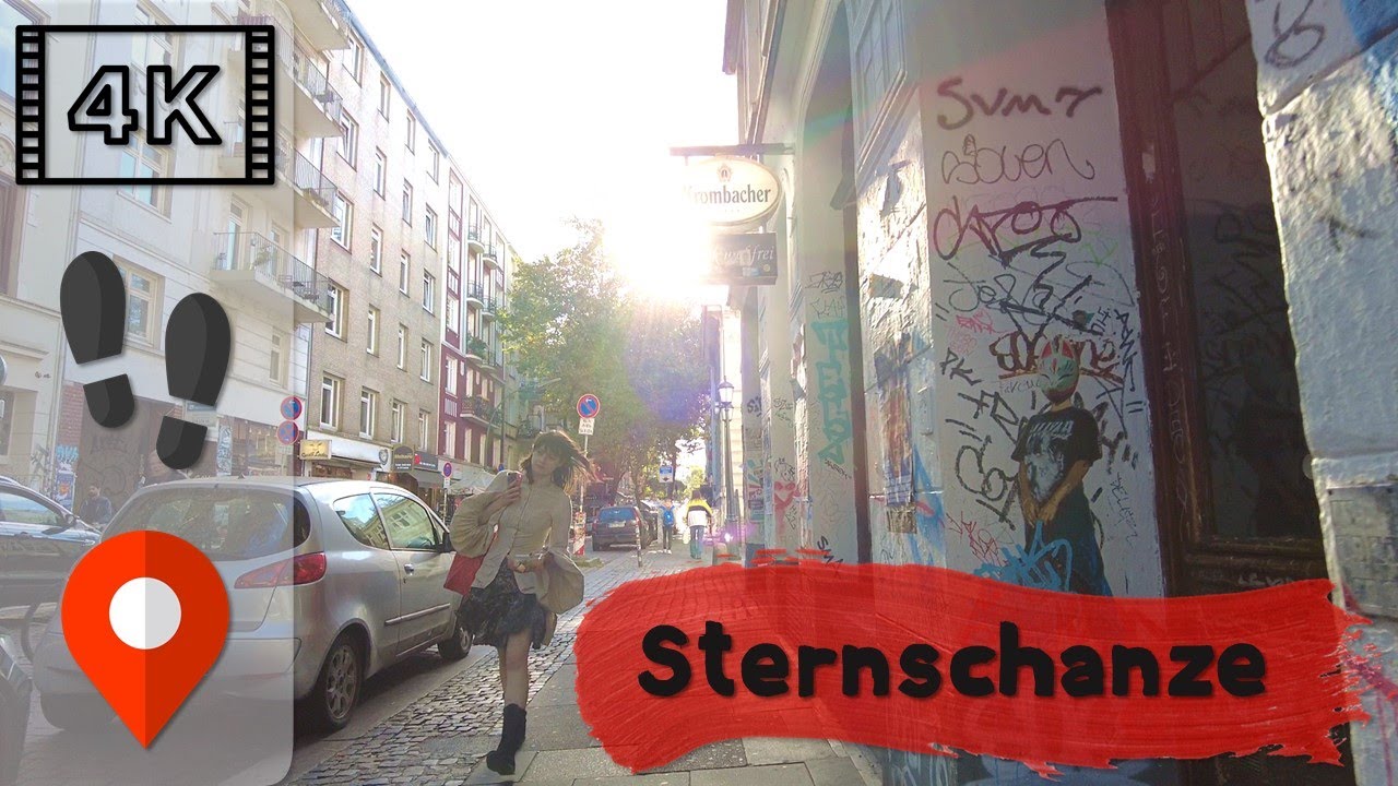HAMBURG, Germany 🇩🇪 | 4K·60p | Walk From Sternschanze Station to Holstenstraße Station