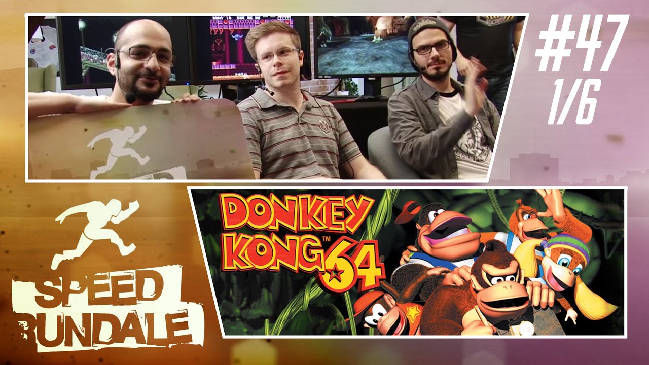 [1/6] Donkey Kong64 mit Thiefbug, Sia und Gregor | Speedrundale | 25.06.2016
