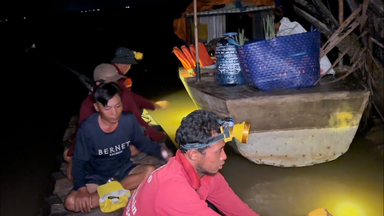 Anh em tiếp tục Soi đêm trúng mánh Của Biển Ba khía Cá Thòi Lòi Biển quá ngon VXĐ 832