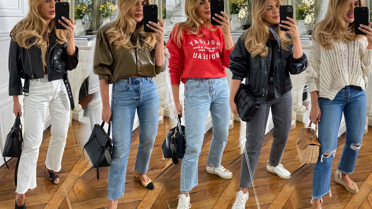 Try-on 7 pairs of jeans for petite women | ALI ANDREEA