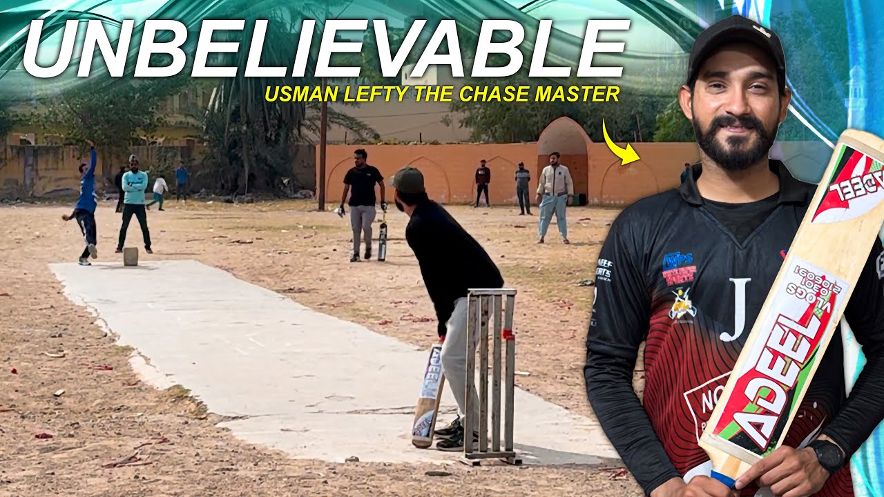 T-Ground Ke Pehle Match Mein Usman Lefty Ne Akele Machai Tabahi !! 😍