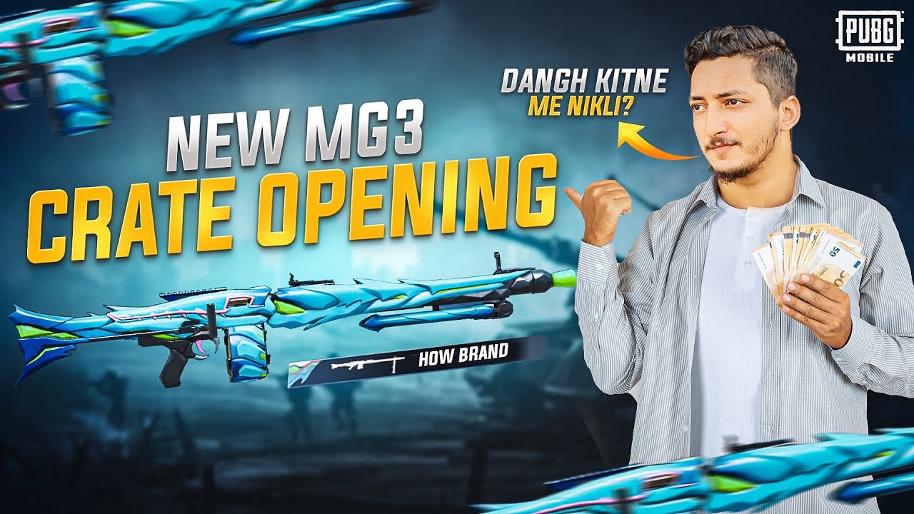 Funniest MG3 Crate Opening | Daangh Kitne Main Nikli? | Pubg Mobile | HOW BRAND