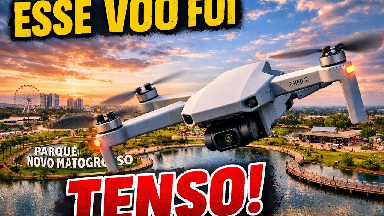 Filmamos o parque novo Matogrosso e o vôo foi tenso!