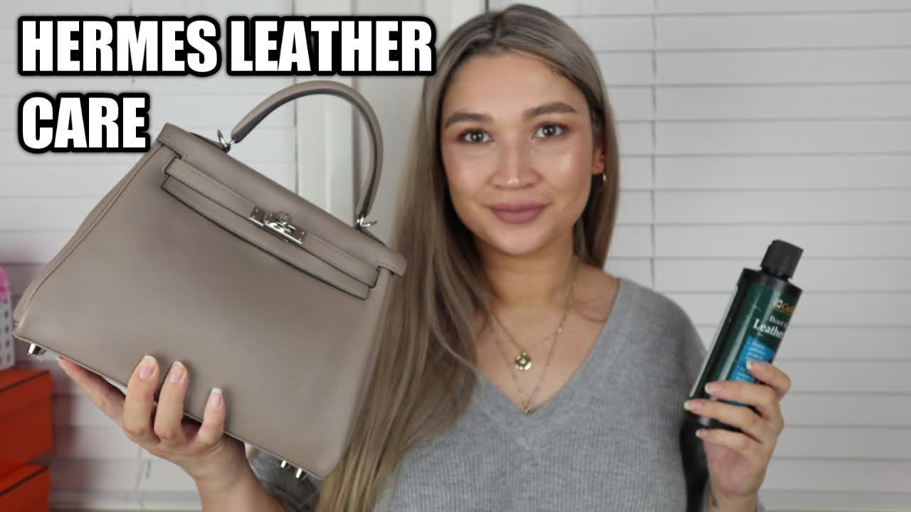 HOW I CARE FOR MY HERMES LEATHER BAGS | FINISHED & UNFINISHED LEATHER