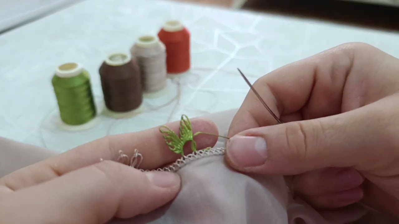 gösterişli ve çok güzel oya modeli