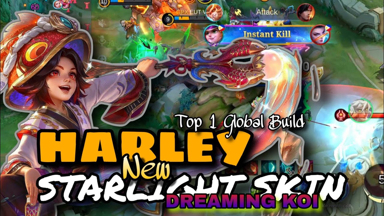 USING HARLEY NEW STARLIGHT SKIN IN SOLO RANK GAME🪄 LITERALLY 