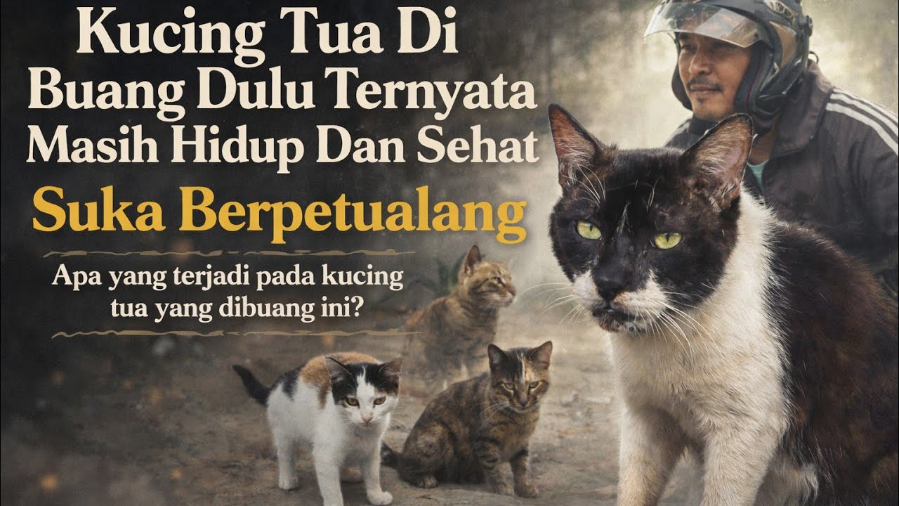 Dibuang Karena Tua, Tapi Kucing Ini Membuktikan Dia Masih Kuat & Suka Berpetualang!!!