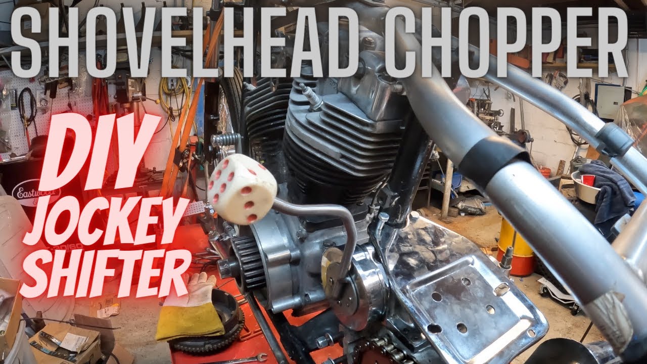 Shovelhead Chopper: самодельный Jockey Shifter