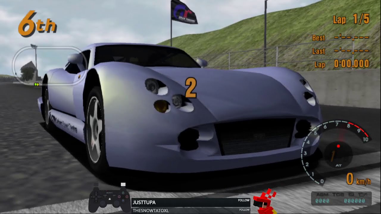 Gran Turismo 3 100% Bonus Items [#18] | Test Course (Hard & Dirty) [9'08