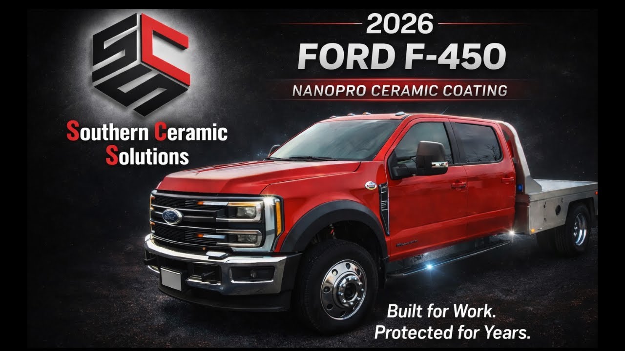 2026 Ford F-450 ceramic coated by Southern Ceramic Solutions