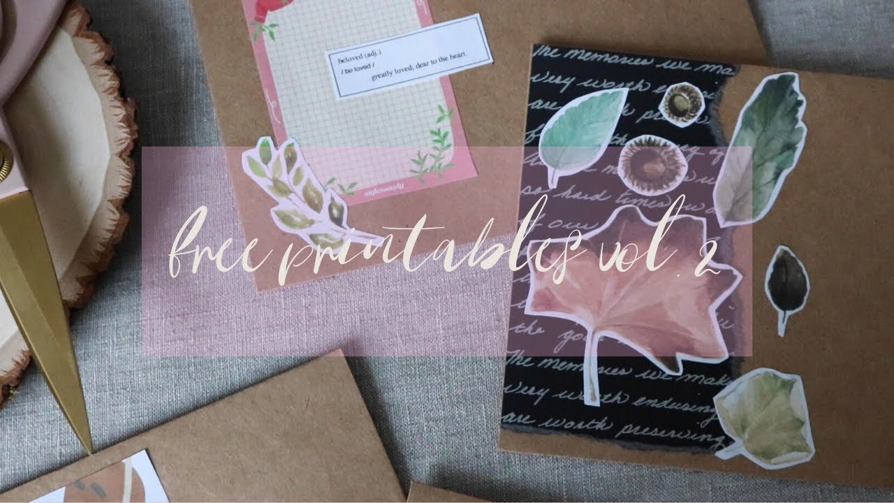 Free Printables Vol.2 For Journaling, Bullet Journaling, Planners and Penpaling!
