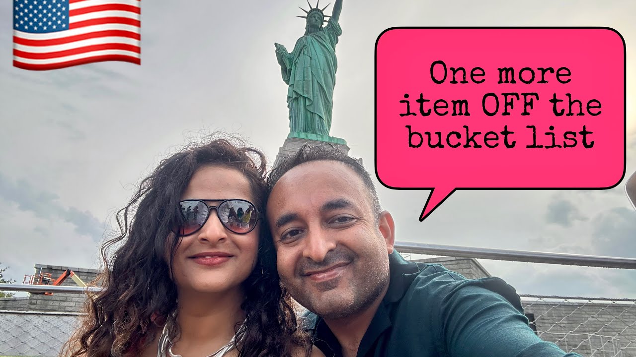 Statue of Liberty ki Visit me Adventure ho Gaya | Indian Square in USA | Canada US Hindi Vlog