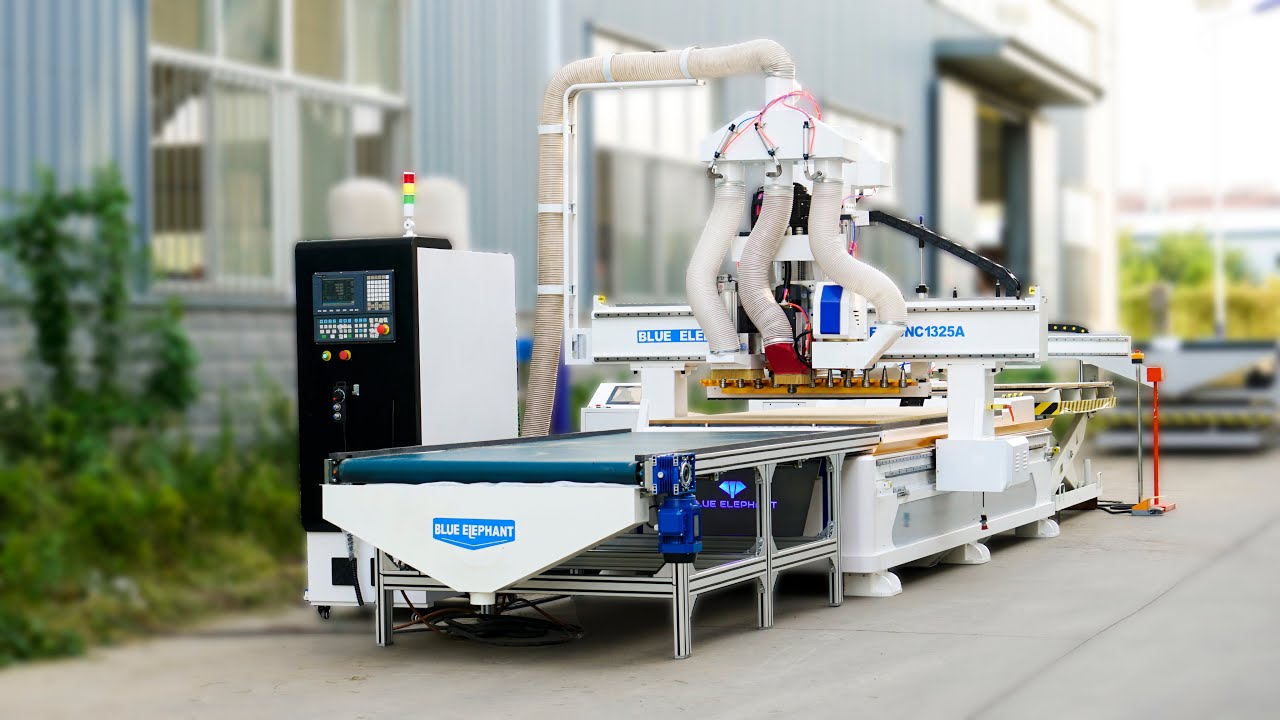 Furniture Nesting Machine with Auto Loading and Unloading, Labeling, Drilling