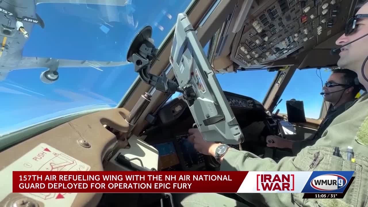 157th Air Refueling Wing with the New Hampshire Air National Guard deployed for Operation Epic Fury