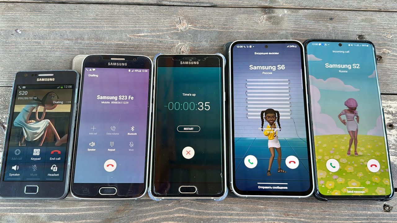 Dance Emoji Samsung S23FE /Samsung S20plus incoming Call Samsung A5 & Samsung S6 & S2plus