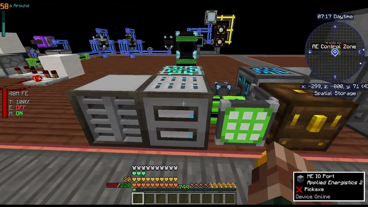 RefineStorage to AE2 item transfer/vica versa