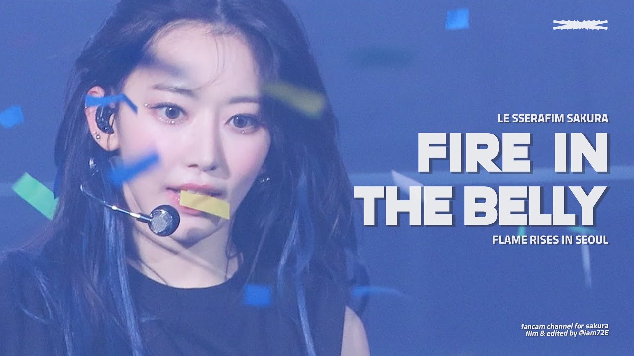 230812 르세라핌 사쿠라 'Fire in the belly' 직캠 LE SSERAFIM Sakura 4k Fancam @TOUR FLAME RISES IN SEOUL