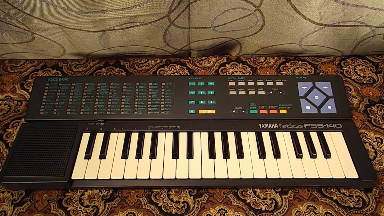 Yamaha PortaSound PSS-140 Keyboard Demo Song