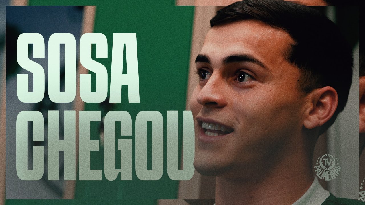 RAM&Oacute;N SOSA CONHECE ACADEMIA E BATE PAPO COM A TV PALMEIRAS