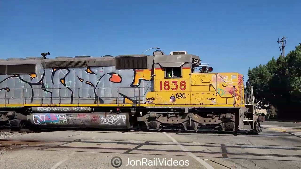 1/30/26 Pre: UP SD40N Snoot UP 1838 leads Industry local LOW27 passed El Monte