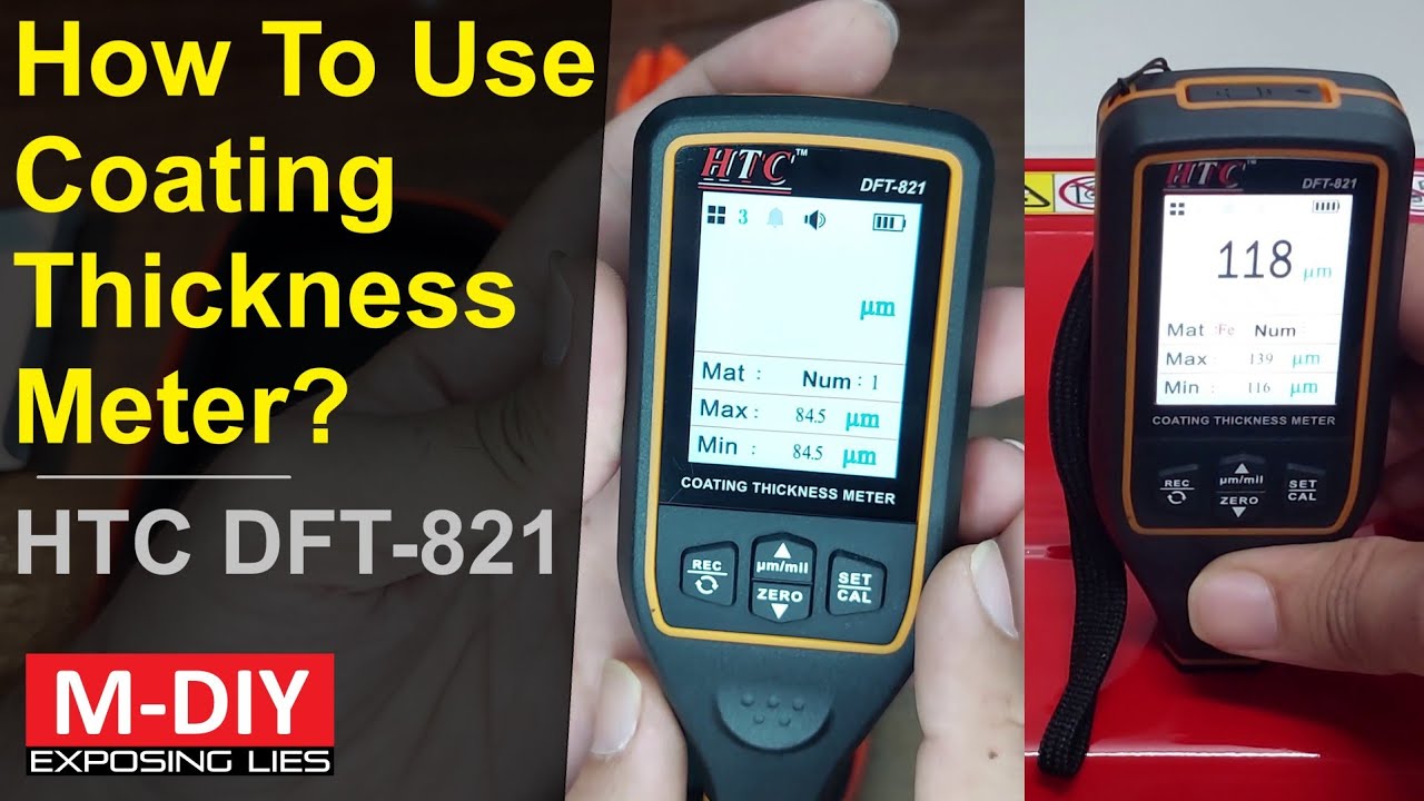 How To Use A Coating Thickness Meter? | HTC DFT-821