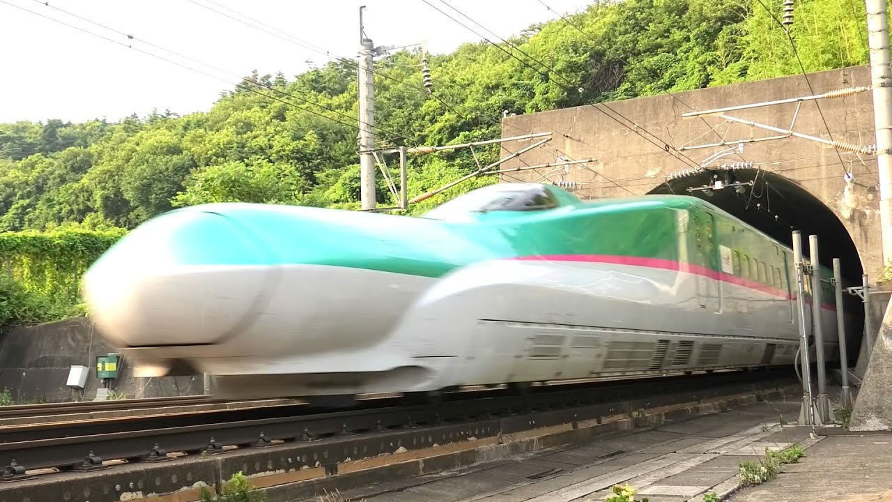 東北新幹線 高速通過集 トンネルの出入口を通過する新幹線！ Shinkansen passing through the tunnel entrance