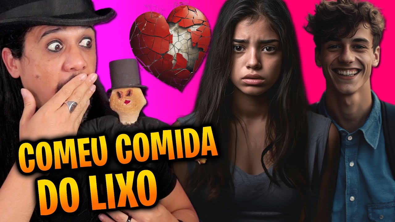 COMEU COMIDA DO LIXO NO ENCONTRO