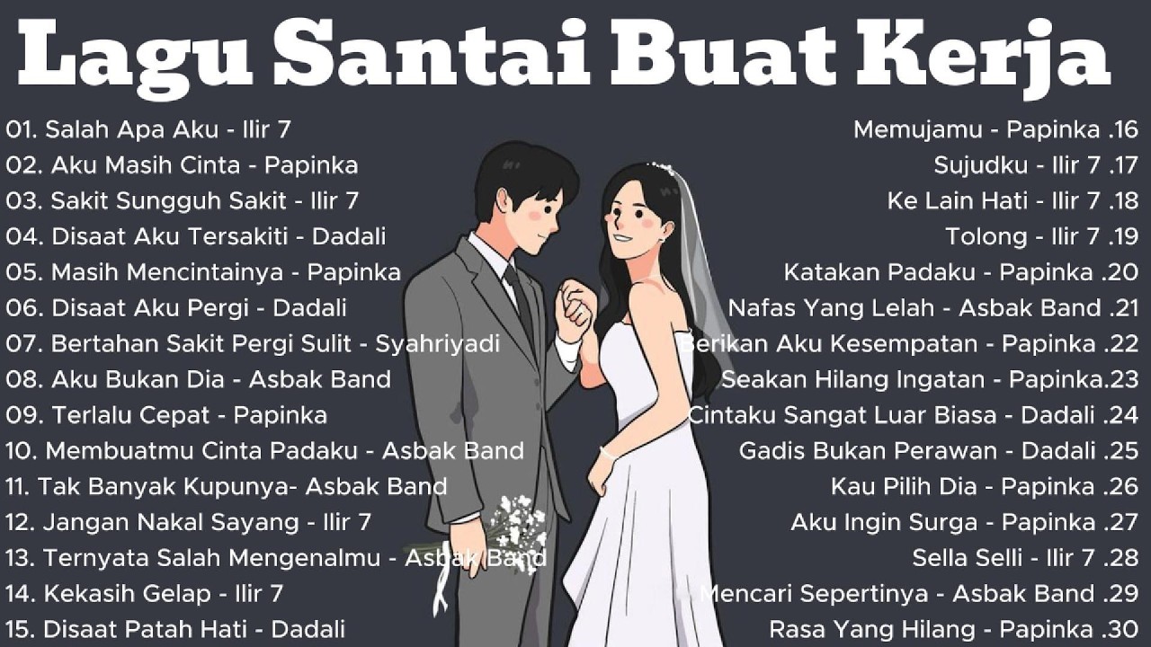 Lagu Santai Buat Kerja - Lagu Pop Melayu Penyembuh Luka di Tengah Kesepian