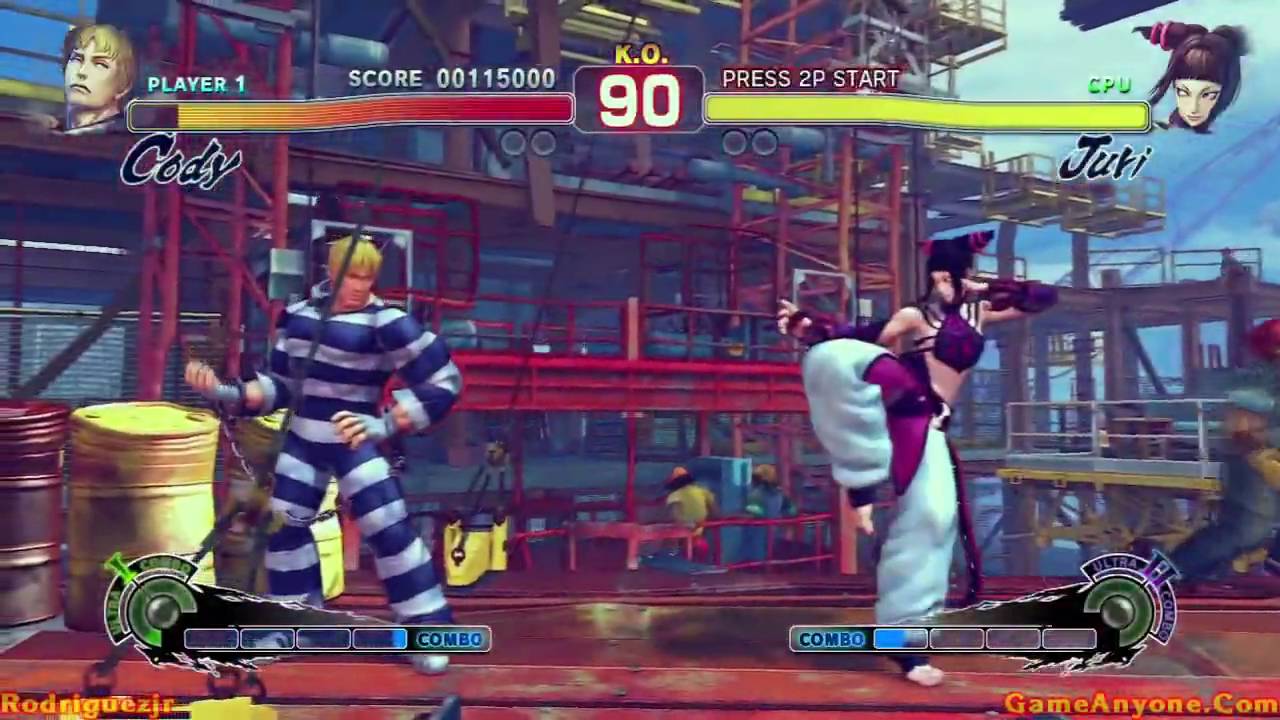 Super Street Fighter IV Arcade Mode (Cody Pt. 1/3)