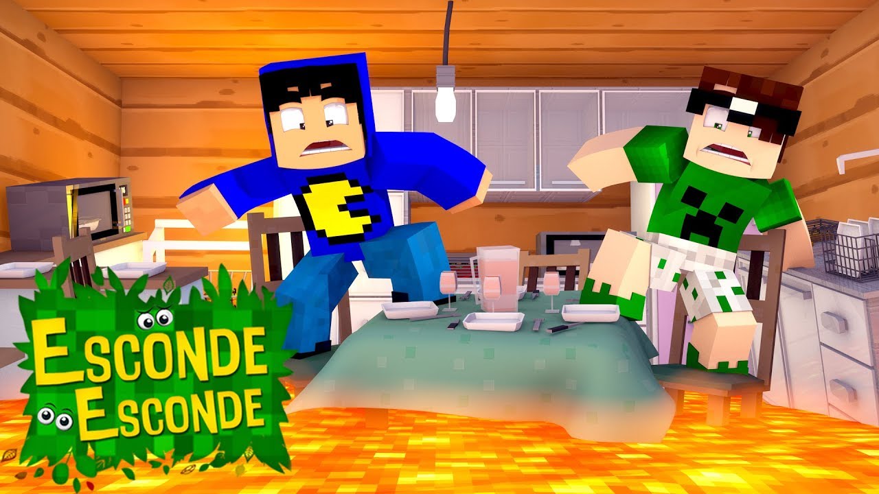 Minecraft: O CHÃO É LAVA! (Esconde-Esconde)