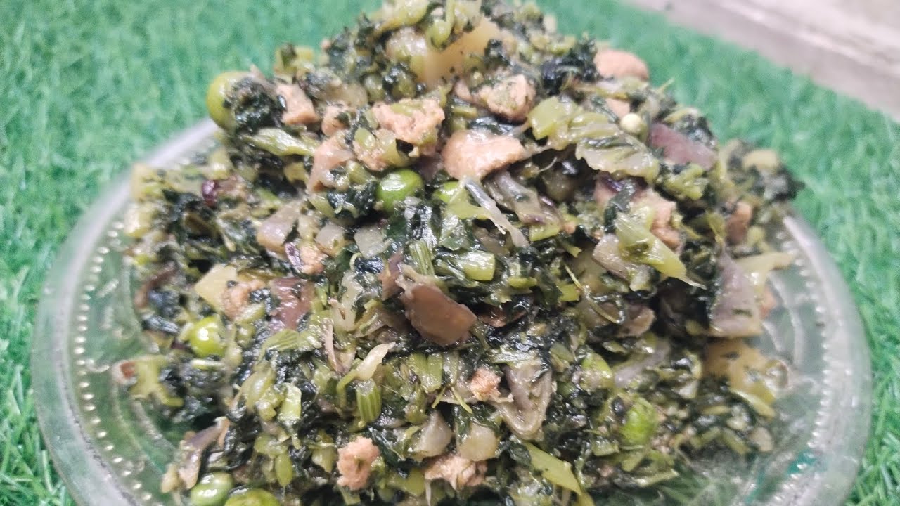 খুব সুস্বাদু পোনকা শাকের রেসিপি (susadhu ponka Saker recipe)