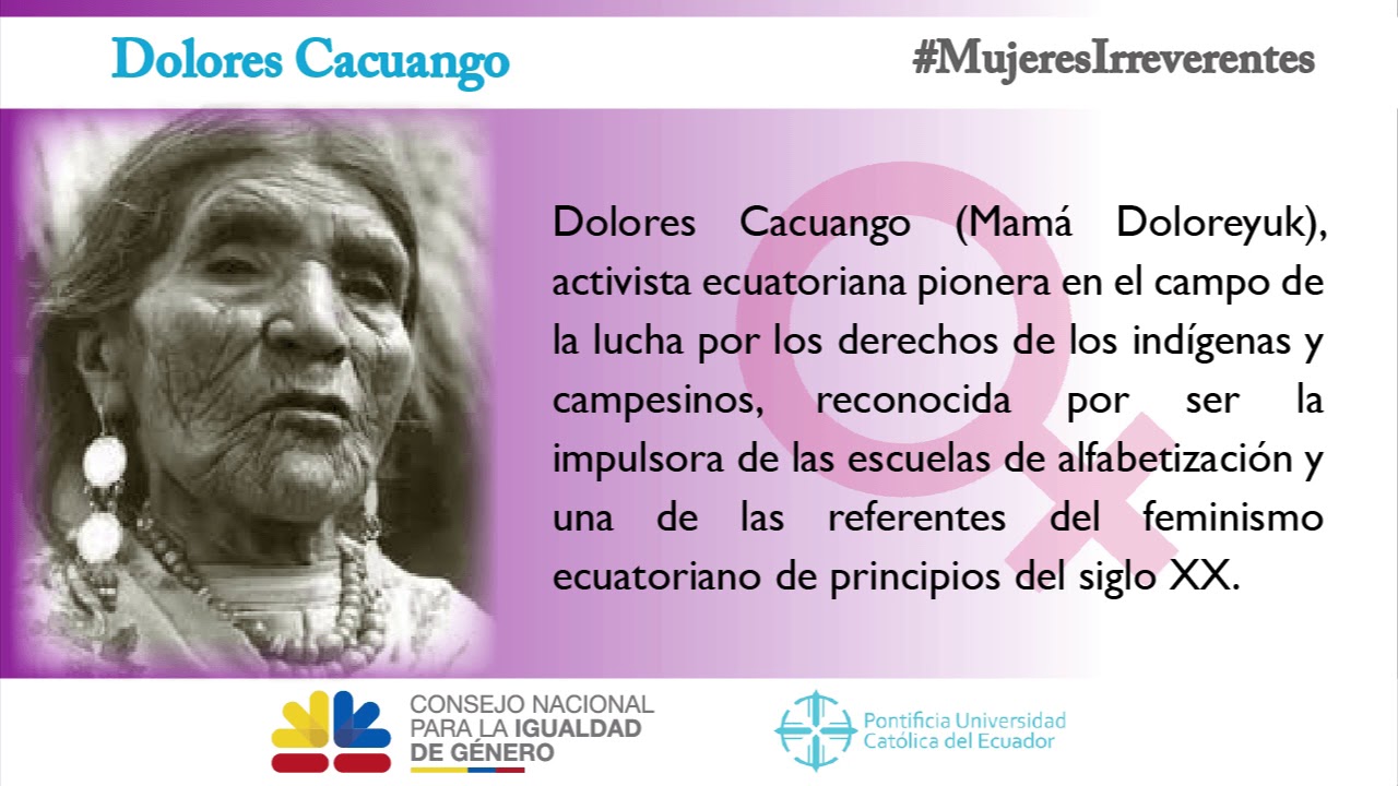 DOLORES CACUANGO