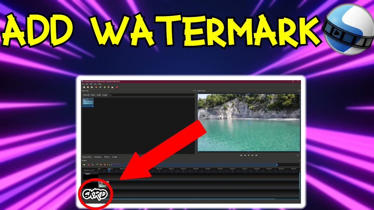 How to Add any Image/Logo as a Watermark in OpenShot Video Editor | Add Watermark in OpenShot