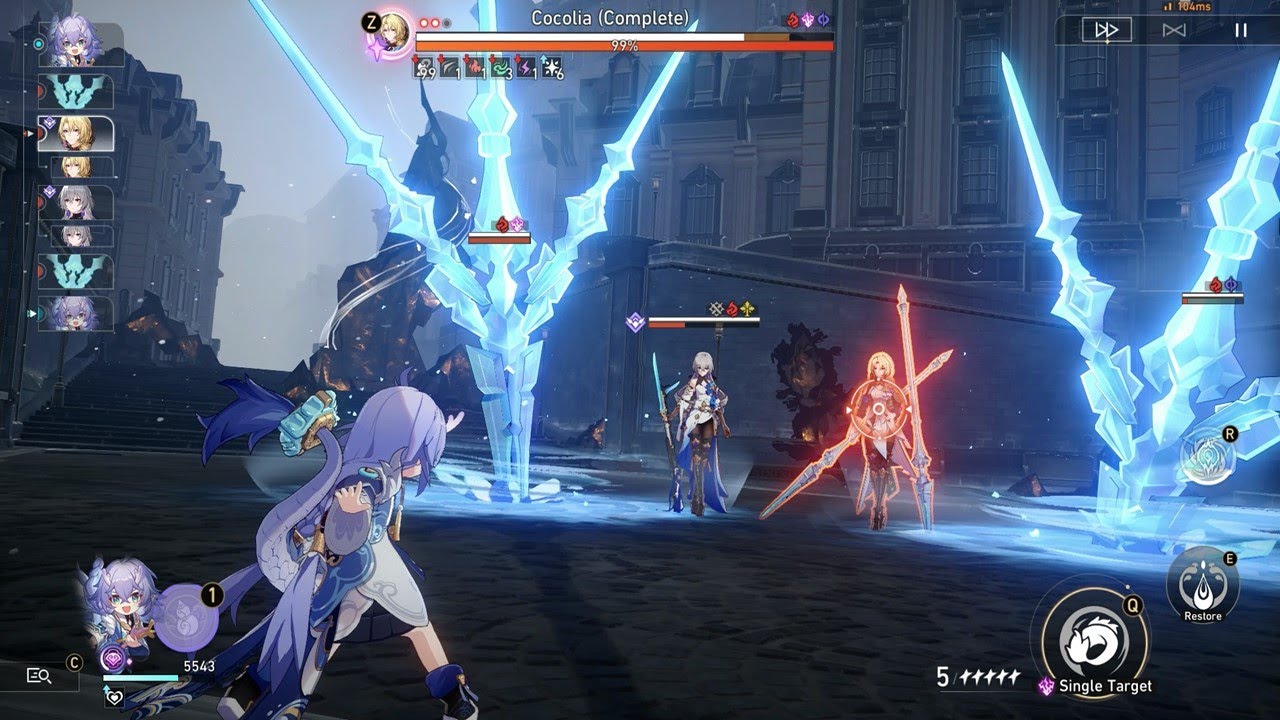 Bailu Solo vs Cocolia The Nihility Path - Honkai Star Rail