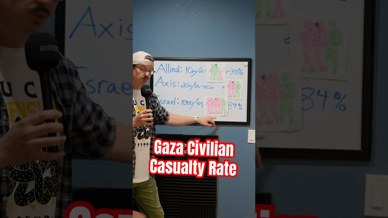 How does the civilian casualty rate in Gaza compare to WWII? It&rsquo;s so much worse.