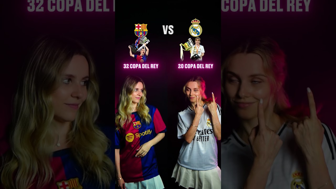 Visca Bar&ccedil;a or Hala Madrid? Vote!🇪🇸🏆 #football #footballshorts #barcelona #realmadrid #laliga
