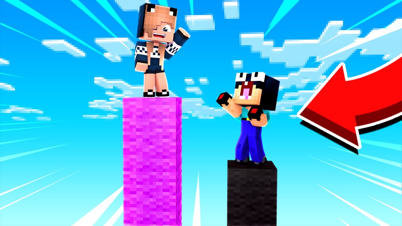 ЛАРА МАЙНКРАФТ ПРОТИВ НУБИКА ТРОЛЛИНГ В МАЙНКРАФТ ! У КОГО ДЛИННЕЕ СТОЛБЫ В MINECRAFT АДМИН ПЭНН