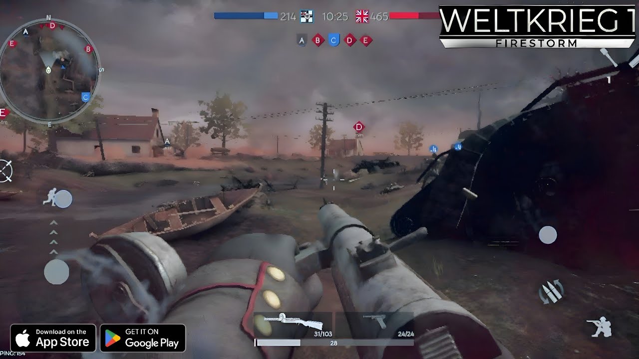Weltkrieg 1: Firestorm (Early Access) Gameplay Android 