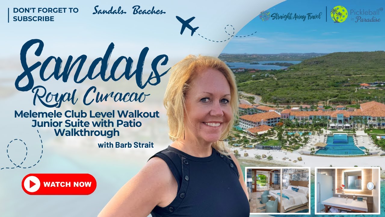 Luxury Room Walkthrough: Sandals Royal Curaçao - Melemele Club Level Walkout Junior Suite with Patio