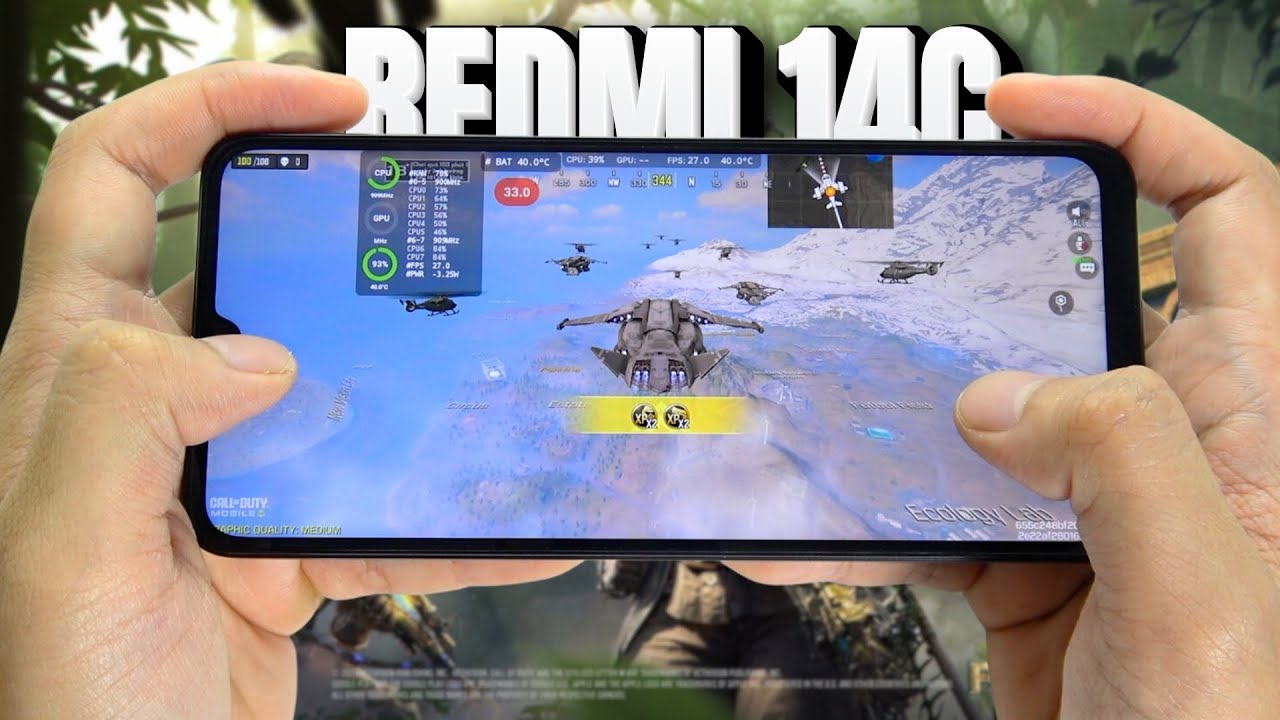 Xiaomi Redmi 14C test game Call of Duty Mobile CODM | Helio G81 Ultra