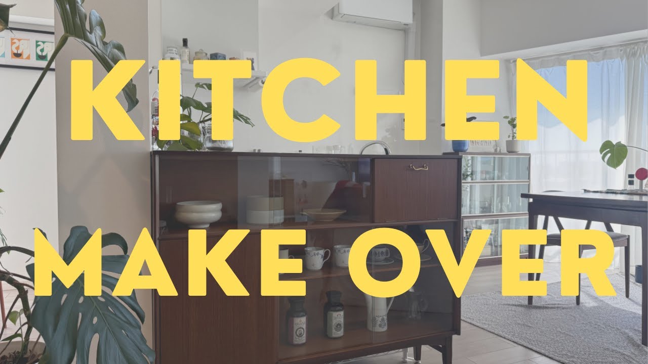 #32 【Room Tour】kitchen  makeover/カウンター大変身